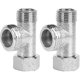 thumbnail image 1 of Grifo desviador YONGSHENG de 3 vías INOXIDABLE para inodoro fácil de instalar, 1 of 5