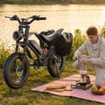 thumbnail image 4 of ASKGO GT50 Electric Bike for Adult,2500W Peak 65Miles Electric Mountain Bike,48V 25AH Off-road E Bike,37MPH Electric Motorcycle,20*4" Fat Tire,LED Headlights & Brake lights,Snow/Beach UL2849, 4 of 13