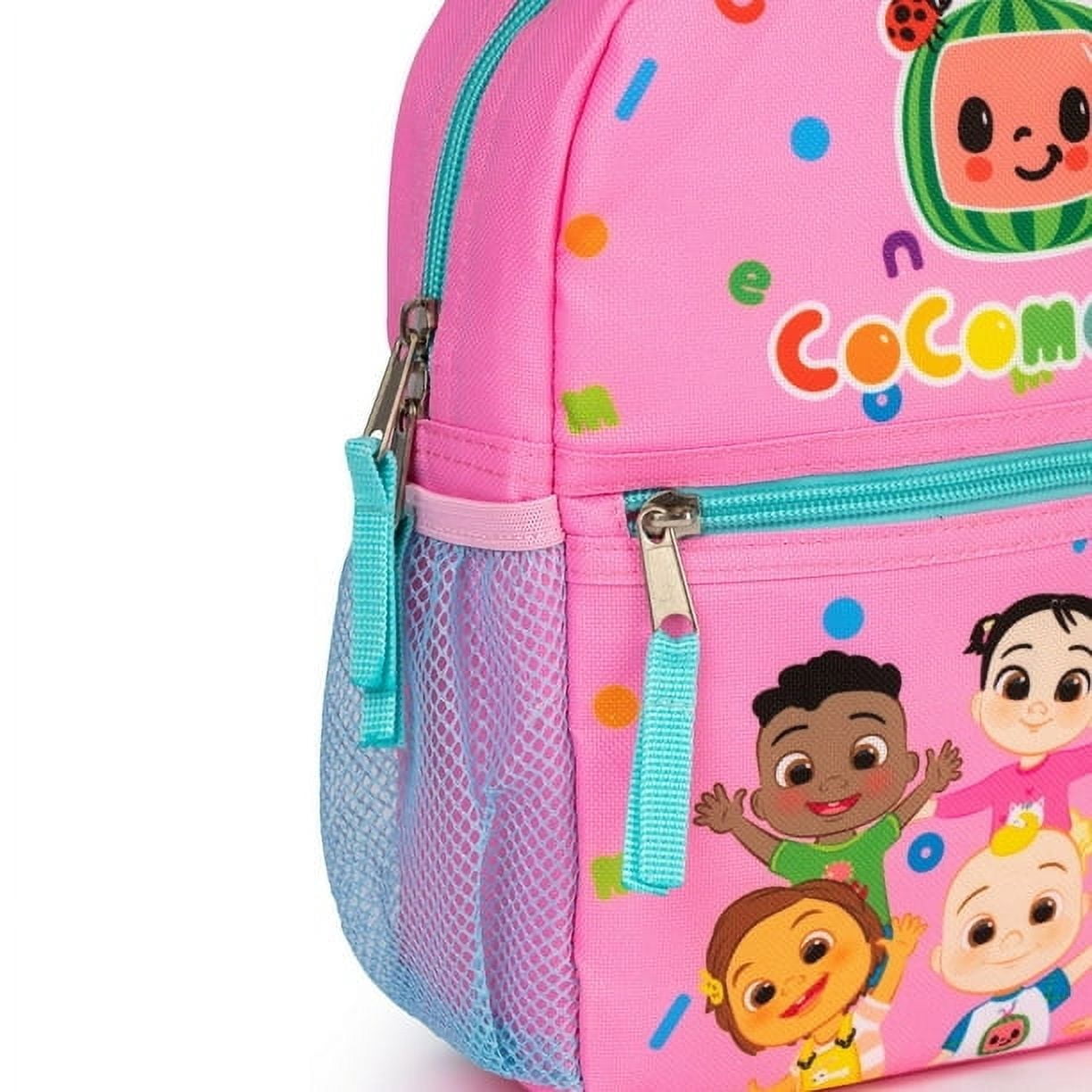 Cocomelon Let's Play Pink Toddler Backpack - Unisex Fun for Everyday Adventures