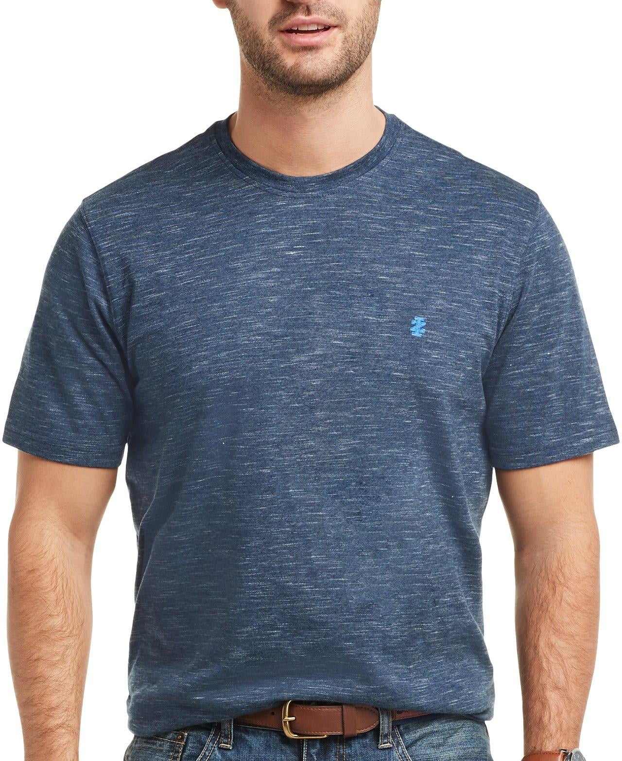 IZOD IZOD Mens Solid Slub Knit Short Sleeve TShirt