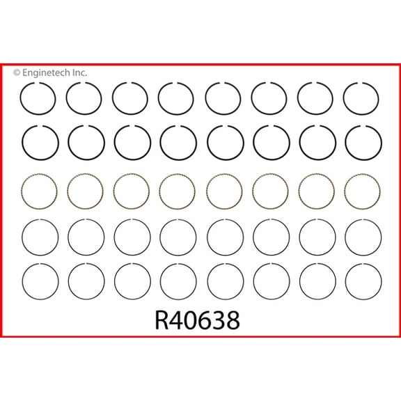 Enginetech RINGS GM PONT 389