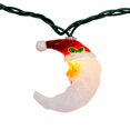 thumbnail image 5 of Kurt Adler 10-Light Santa Moon Face Christmas Light Set, 144-Inch – Multi-Colored Holiday Décor, 5 of 8
