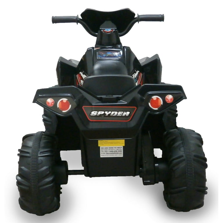 Wonderlanes ATV Quad Extreme Racer Ride On in Red 12V Battery Powered Best for Kids Toddlers Children Boys Girls