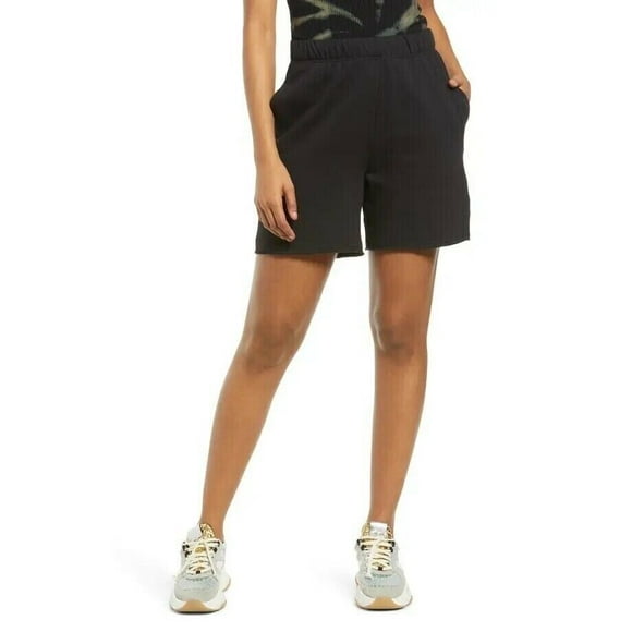 AFRM New Women's Black Zamia French Terry Lounge Shorts Size S