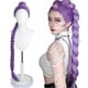 thumbnail image 4 of Demon Hunters Costume Rumi Wig Rumi Cosplay Wig Anime Zoey Mira Wigs Long Straight Hair Accessory for Women, 4 of 5