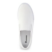 No Boundaries Twin Gore Canvas Slip On Sneakers, Wide Width Available, Womens