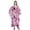 Pink, variant on Moomaya Long Kaftan Maxi Dress For Womens Kimono Sleeves Beachwear Cover Up Plus Size Dresses