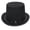 13cm high black-adult model, variant on Pork Pie Hat Tall hat Stage Show Hat Bowler Top Hat hat Magician Top Hat Top Hat Magician Performed