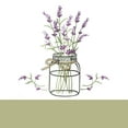 thumbnail image 3 of Lavender Embellished Tier and Swag Curtain Set - 58x24, 3 of 5