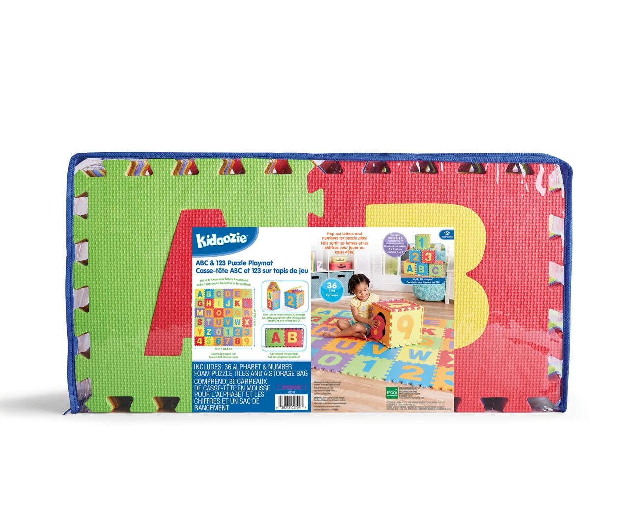 Large Foam ABC-123 Mat - Play Mat For Kids