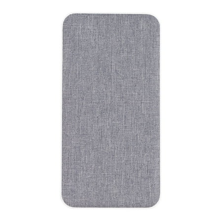 Blackweb Power Bank USB-C Portable Battery 10000 mAh, Gray Fabric