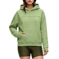 thumbnail image 7 of DHFJKG Womens Mens Hoodies With Large Pockets Long Sleeve Sweatshirt Solid Color Loose Pullover Tops, 7 of 7