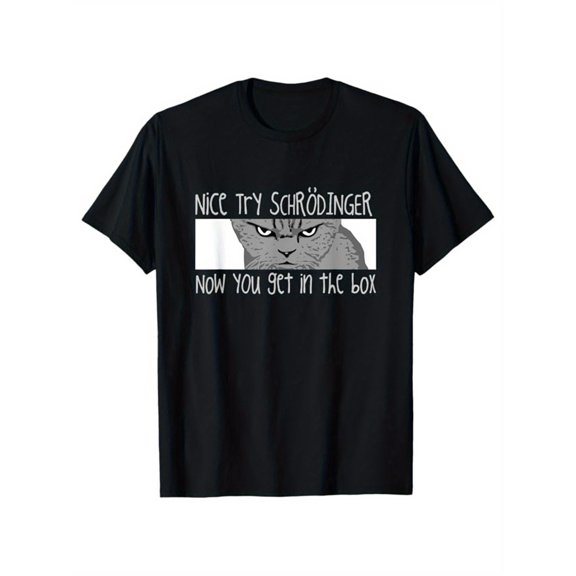 Cat Printed, Men's Cotton T-shirt, Graphic Tee Men's Outdoor Clothes, Men's Clothing, Casual Short Sleeve Crew Neck T-shirt, Soft Comfortable Top