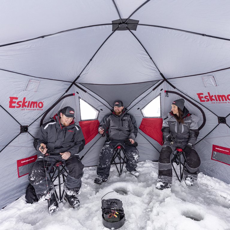 Eskimo Outbreak 650XD Insulated Pop-Up Ice Fishing Shelter, 5-7