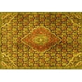 thumbnail image 1 of Ahgly Company Indoor Rectangle Persian Yellow Traditional Area Rugs, 5' x 7', 1 of 4