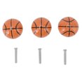 thumbnail image 2 of Basketball Cabinet Knobs, Easy To Install Basketball Door Handle Exquisite Workmanship  For Bookcases For Closets, 2 of 8