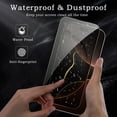 thumbnail image 3 of 3 Pack for iPhone 16 Pro Privacy Screen Protector, 9H Anti Spy Dark Tempered Glass Screen Protector for iPhone 16 Pro, Easy Installation, Bubble Free, 3 of 7