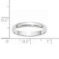 thumbnail image 3 of Primal Gold 14 Karat White Gold 3mm Lightweight Half Round Band Size 11, 3 of 5