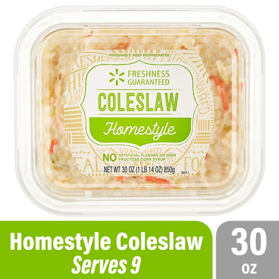Freshness Guaranteed Homestyle Cole Slaw, 30 oz Tub (Refrigerated)
