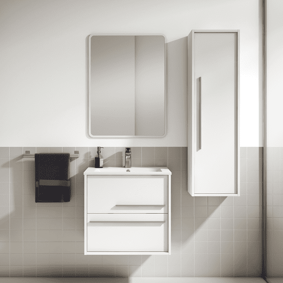 DAX Aqua 32" Single Bathroom Vanity with Onix Basin, Oak