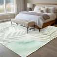 thumbnail image 4 of Large Area Rugs for Living Room Bedroom, Summer Botanical 8'x10' Rug Washable Carpet Runner Indoor Outdoor, Green Tropical Palm Leaves Watercolor Non Slip Floor Mats Rug for Kitchen, Patio, 4 of 8