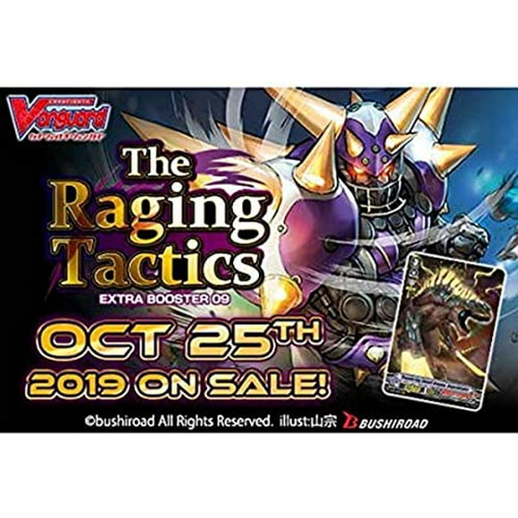 Cardfight Vanguard VGE-V-EB09-EN Raging Tactics Extra Booster Display (12 Count)