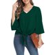 thumbnail image 1 of Txlixc Blusa de color sólido para mujeres Txlixc moda, 1 of 5