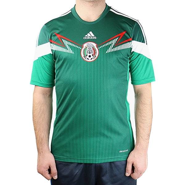 Jersey Adidas Seleccion Mexicana Hombre Mundial 2014 3G86985/Jersey/Casual Verde