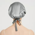 thumbnail image 6 of Generic Sleeping Hats Silk Flat Cap Sleep Traceless Bonnet Cap Night Hat Natural Hair Curly Hair Loss Head Cover for Women, 6 of 7