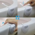 thumbnail image 5 of Luz de baño Wc con carga Usb, retroiluminación impermeable para inodoro, 8 colores, Sensor de movimiento Pir inteligente, luz Led nocturna para baño Feliz Sencillez, 5 of 5