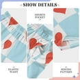 thumbnail image 6 of FORMRS Kids Pajama Pants with Pockets Size 11-12Y Boys Lounge Sleep Bottoms, Light Blue Checkered Heart, 6 of 8