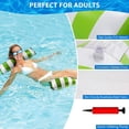 thumbnail image 4 of Hamaca inflable para piscina, hamaca flotante multiusos 4 en 1, plegable, flotador inflable para piscina (paquete de 2), 4 of 7