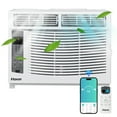 thumbnail image 1 of Ktaxon WiFi Wnabled 6000BTU Window Air Conditioner With Remote, White, 1 of 8