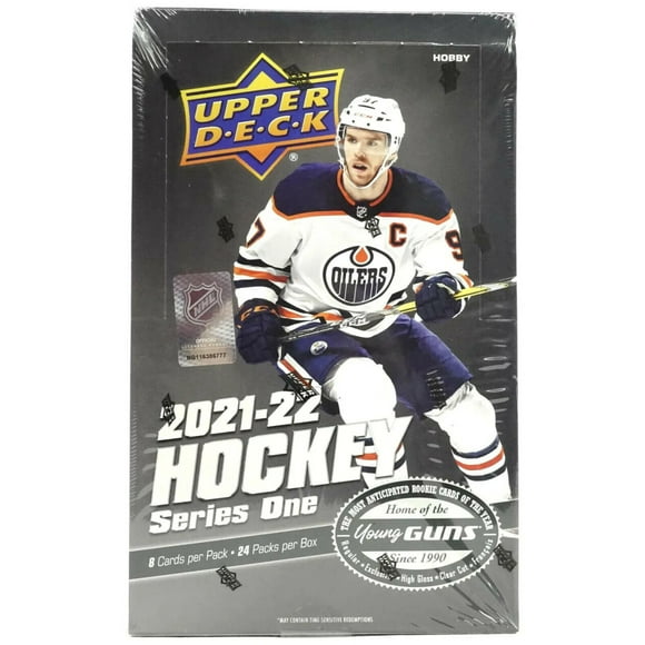 2021-22 Upper Deck Series 1 Hockey Hobby Box - 24 Packs Per Box