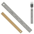 thumbnail image 1 of Merangue Stainless Steel Ruler, 12-Inch/30cm, Pack of 6, 1 of 2
