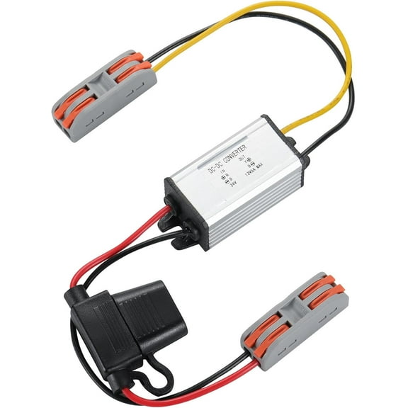 YBBOTT 24V Step Down to 12V 5A 60W DC DC Converter Power Supply for Golf Cart Vehicle etc