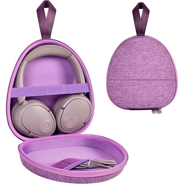 wonima44 Universal Headphone Case for JLab/for JBL Tune 510BT 720BT 770NC 520BT/ for Sony WH-CH520 WH-CH720N/ for BERIBES/for Soundcore Q20i Over-Ear Headphones,Stylish Design- Purple(Case only)