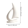 thumbnail image 3 of Modern Sculptures Home Decor, Sailboat Decor Ornament, Boat Decorations Statue Decor, Art Sculptures and Statues, Sailboat Gifts Home Office Bathroom Shelf Decor, 3 of 6