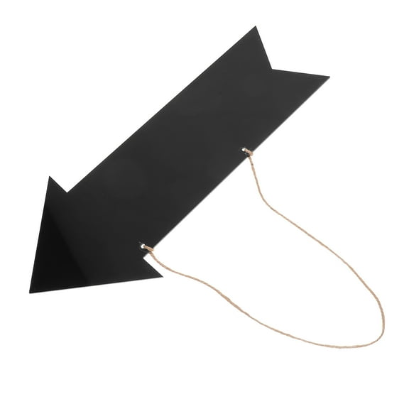 SWETRACE Chalk Board Wallpaper Arrow Chalkboard Sign Black Acrylic 1Pcs For Wedding Party Cafe Bar