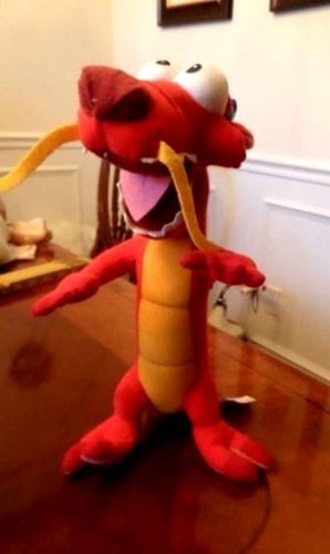 mulan dragon plush