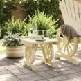 thumbnail image 2 of vidaXL Patio Footstool Solid Wood Fir 15.7" x 14.4" x 15.2", 2 of 10