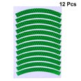 thumbnail image 3 of practical reflective tape 12pcs Kids Bike Reflective Stickers Balance Bike Reflective Sticker Reflective Strip Luminous Car Tire Stickers Green, 3 of 6
