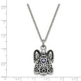 thumbnail image 5 of Stainless Steel February CZ Birthstone Antiqued Angel Ash Holder 18in. Nec; for Adults and Teens; for Women and Men, 5 of 5