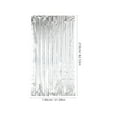 thumbnail image 2 of WASHWEPE Reusable Emergency Blanket Warm Blanket Silver Film 2Pack for Foldable Use, 2 of 8