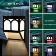 thumbnail image 2 of Solar Deck Lights Outdoor Light 7 Color Change Lights Solar Step Lights Waterproof LED Solar Fence Lights for Outdoor Decorative Railing Stairs Step Fence Deck Patio Garden Yard and Pathway, 2 of 7