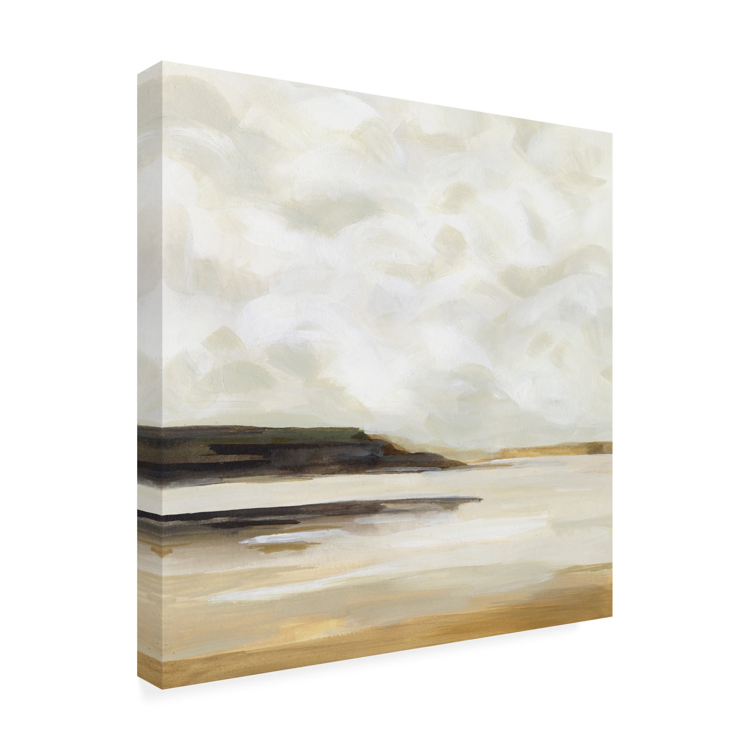 Victoria Borges 'Cloudy Coast I' Canvas Art