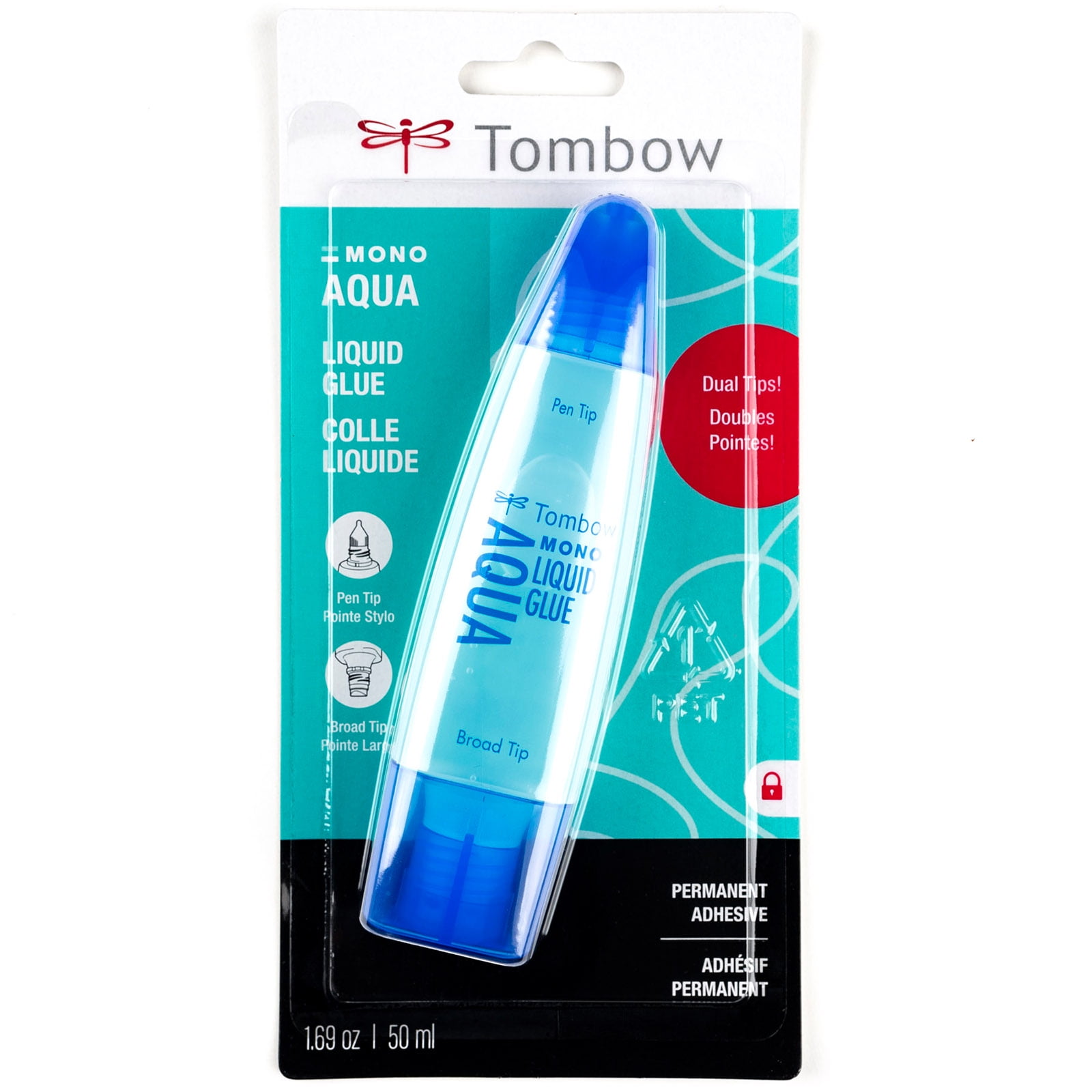 Tombow Mono Aqua Permanent Liquid Glue - Acid Free, Washable Glue for Photos, Collages, and Arts & Crafts - Bulk 24 Pack