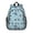 Police and Helicopter, variant on Police and Black Car Blue Pattern Backpack for School, Cute School Bag with Adjustable Shoulder Straps and Padded Back, 15"x11.42"x5.5"