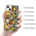 thumbnail image 2 of Retro Flowers Case Compatible with iPhone 14,Unique Art Design TPU Bumper Cover Case, 2 of 5