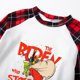 thumbnail image 4 of Conjuntos de pijamas navideños familiares a juego Grinch 2024, pijama de Grinch con parte superior y pantalones de pijama a cuadros, pijama de Grinch para niños y adultos para la familia, 6 Años, 4 of 5
